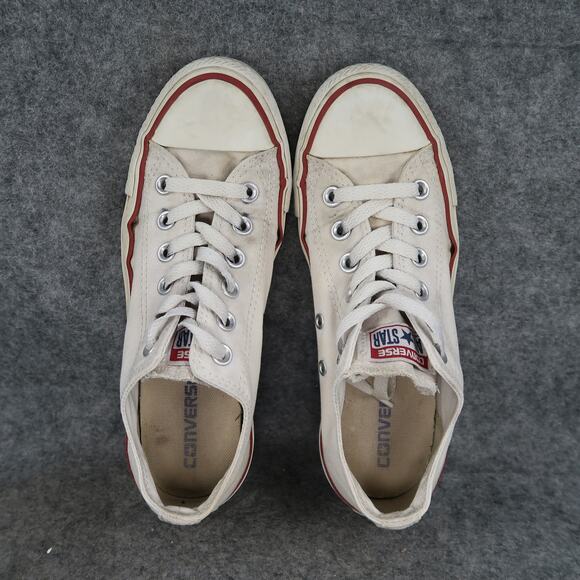 Converse Shoes Womens 7 Casual Sneakers All Star Trainers Classic Canvas White - Picture 7 of 11